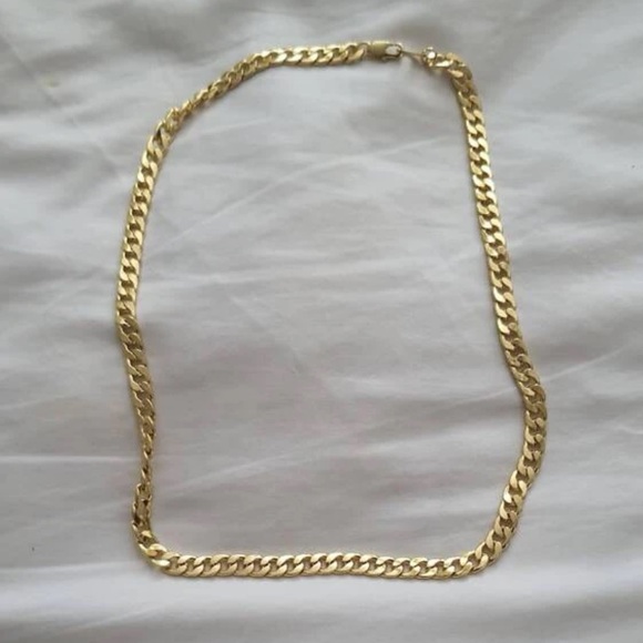 New 18k Gold Unisex Cuban Link Classic Minimalist Chain Handcrafted Necklace - Picture 7 of 16